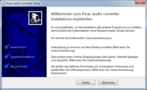 The GIGA.de installer in action